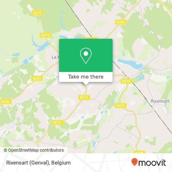 Rixensart (Genval) map