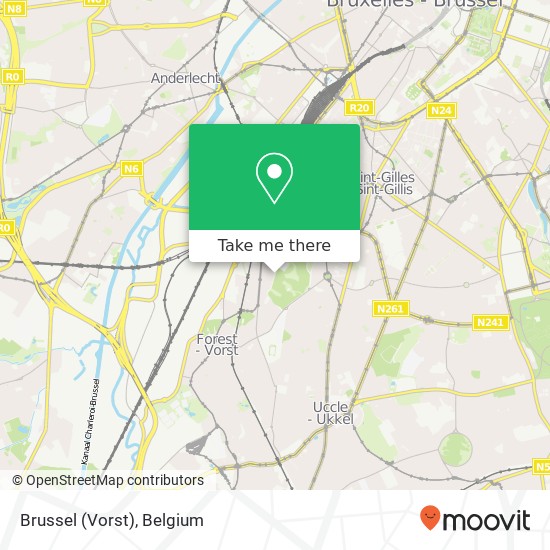 Brussel (Vorst) map