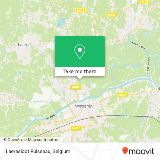 Laeresloot Ruisseau map