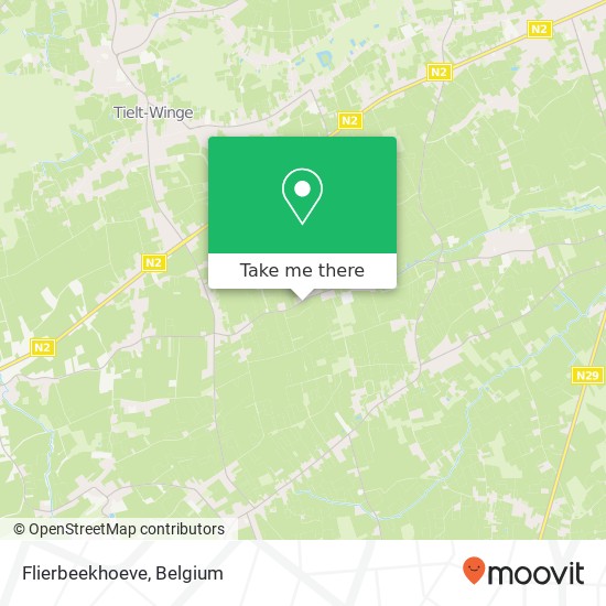 Flierbeekhoeve map