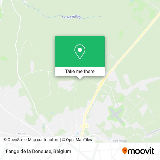 Fange de la Doneuse map