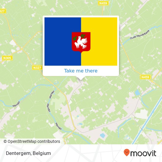 Dentergem map