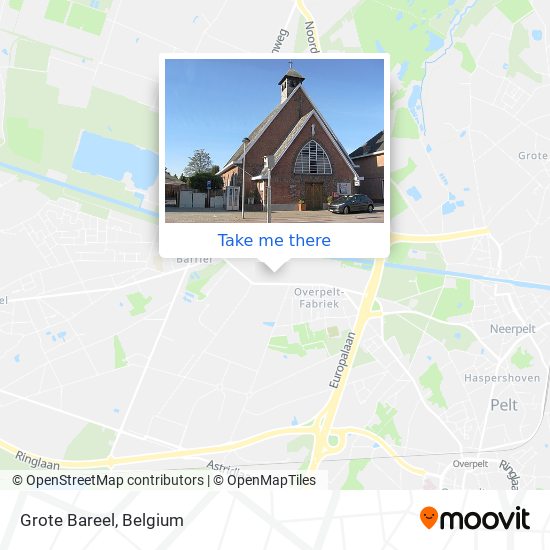 Grote Bareel map