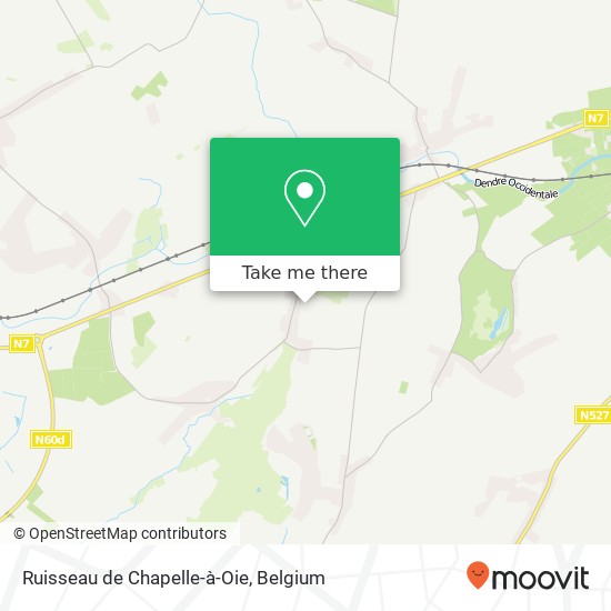 Ruisseau de Chapelle-à-Oie map