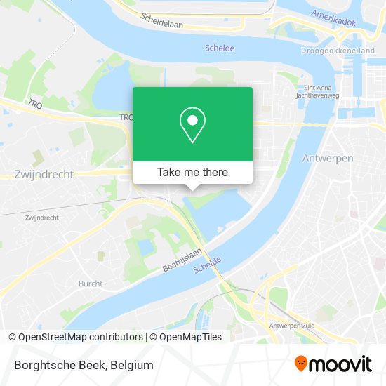 Borghtsche Beek map