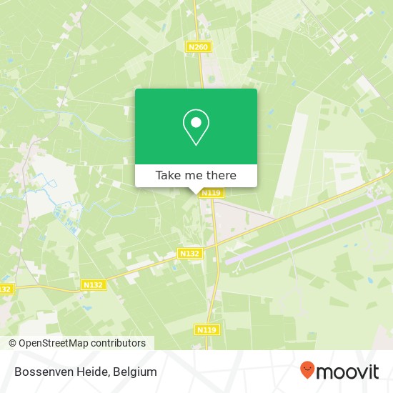 Bossenven Heide map