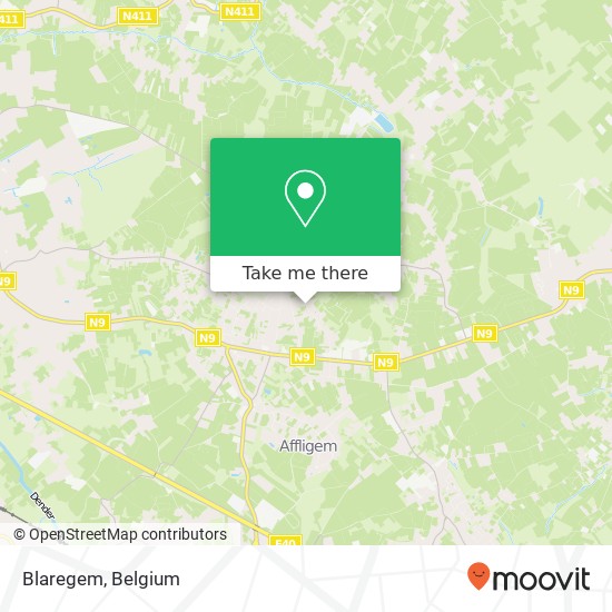 Blaregem map