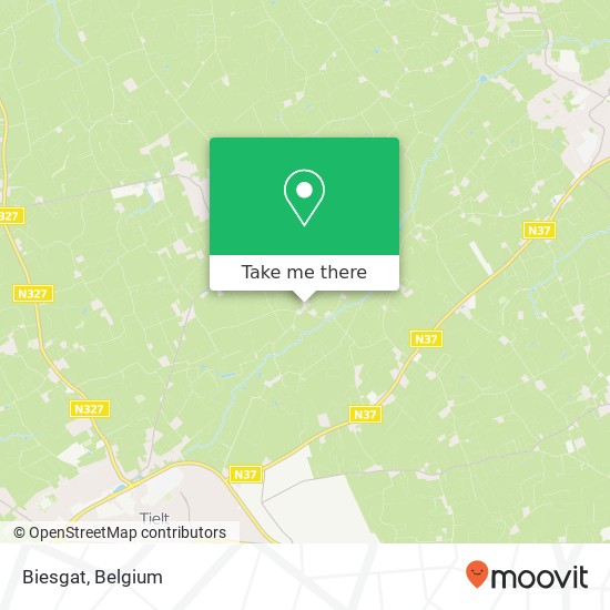 Biesgat map