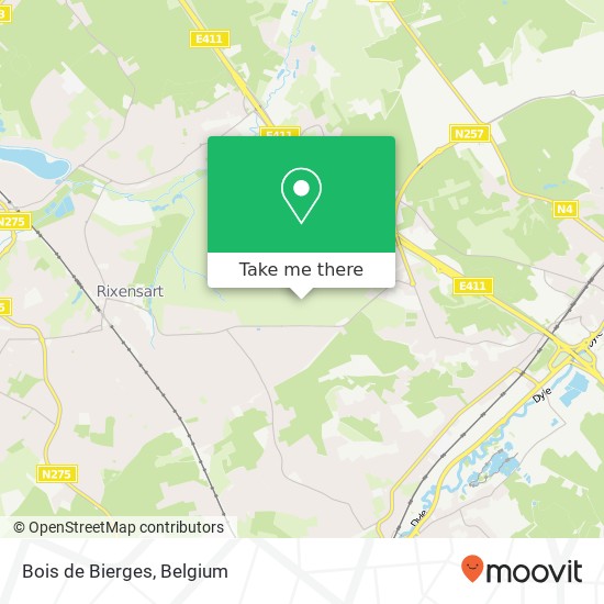 Bois de Bierges map