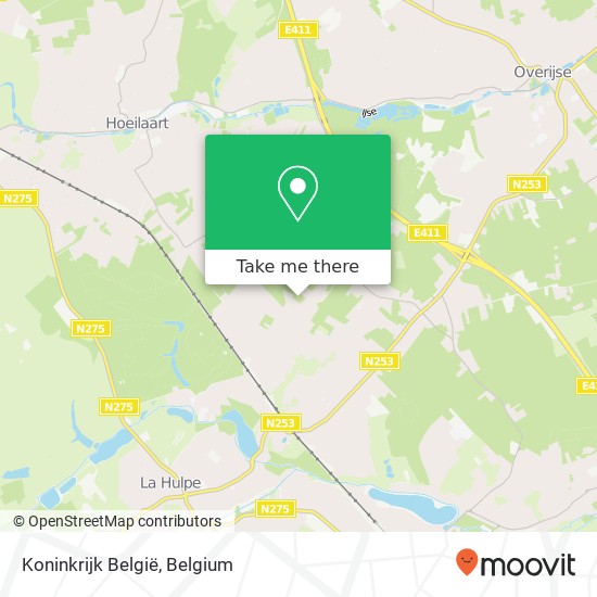 Koninkrijk België map