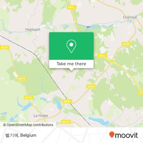 벨기에 map
