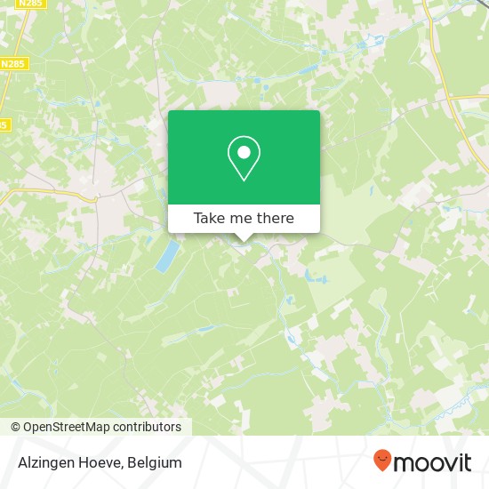 Alzingen Hoeve map