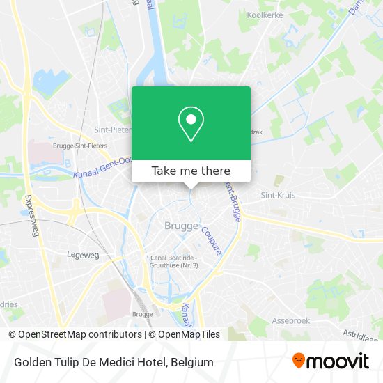 Golden Tulip De Medici Hotel map