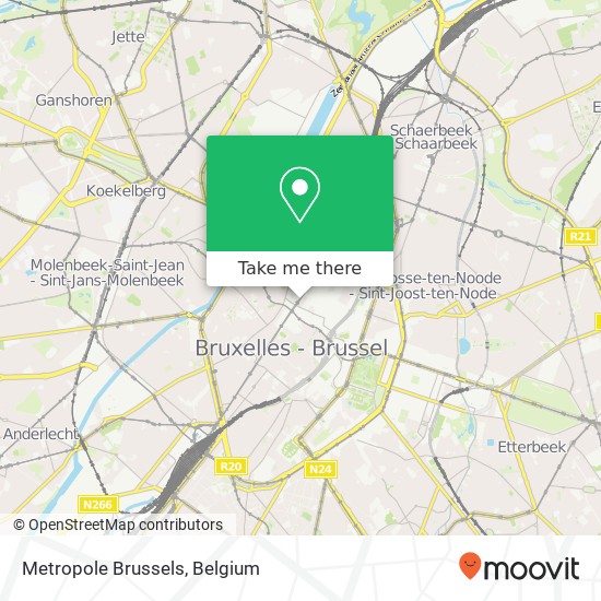 Metropole Brussels plan