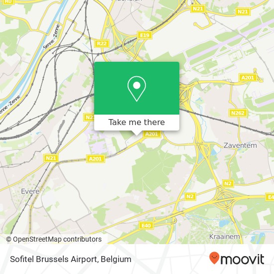 Sofitel Brussels Airport map