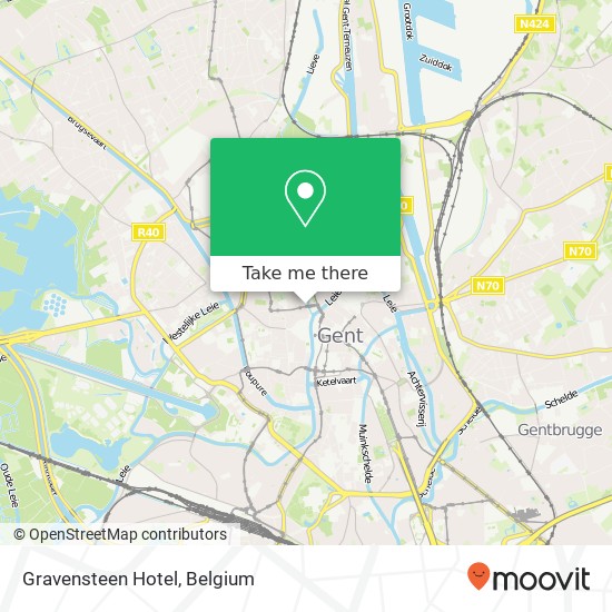 Gravensteen Hotel map