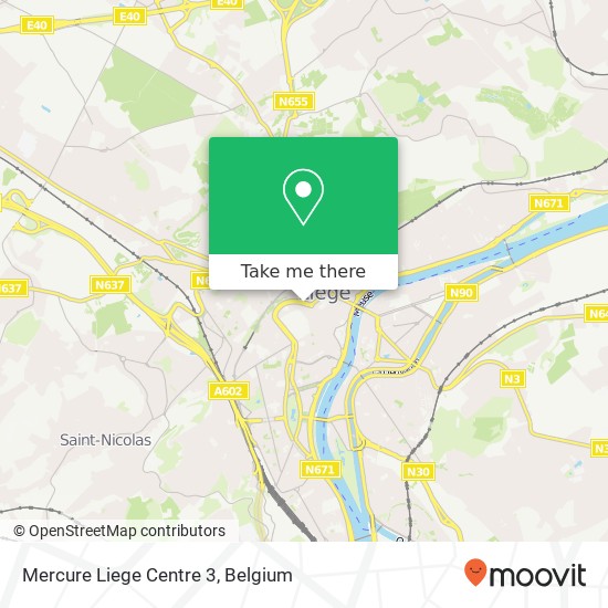 Mercure Liege Centre 3 plan