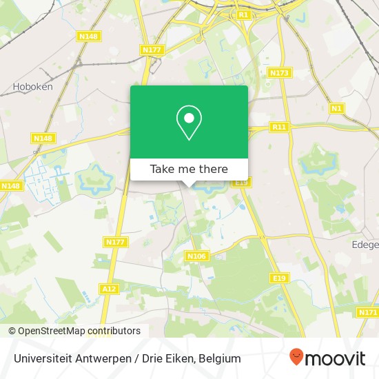 Universiteit Antwerpen / Drie Eiken map
