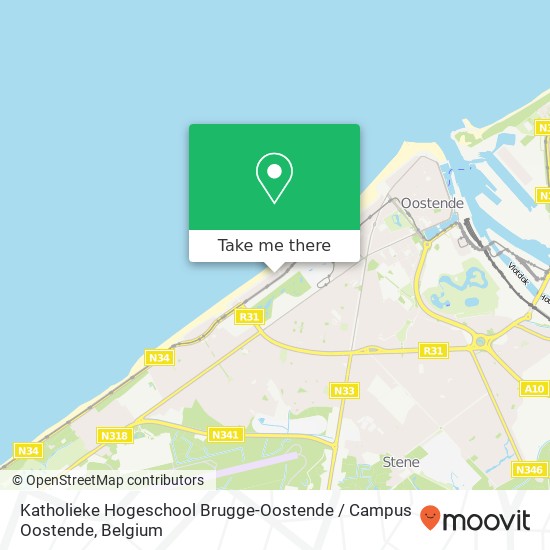 Katholieke Hogeschool Brugge-Oostende / Campus Oostende plan