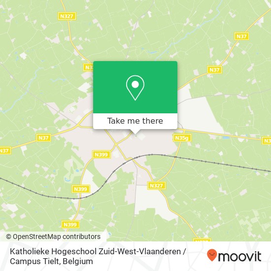 Katholieke Hogeschool Zuid-West-Vlaanderen / Campus Tielt plan