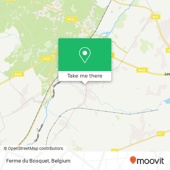 Ferme du Bosquet plan