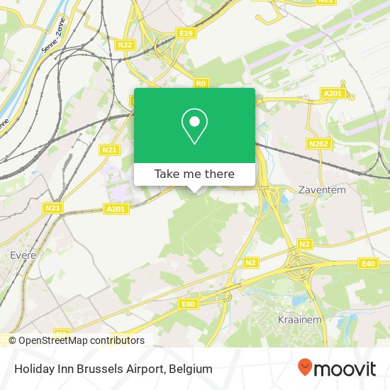 Holiday Inn Brussels Airport plan