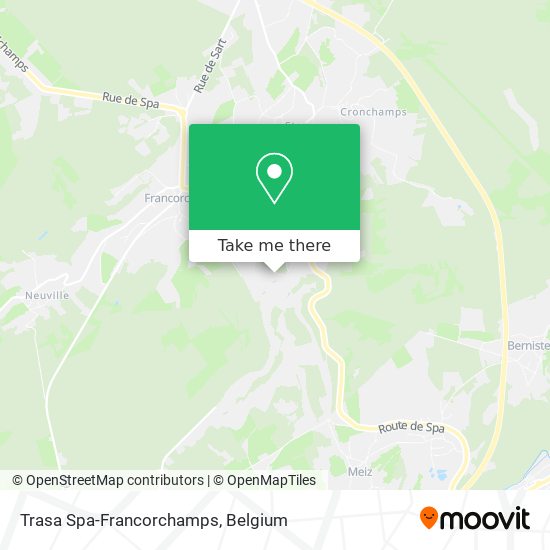 Trasa Spa-Francorchamps plan