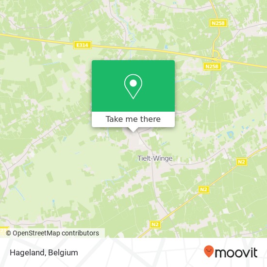 Hageland map