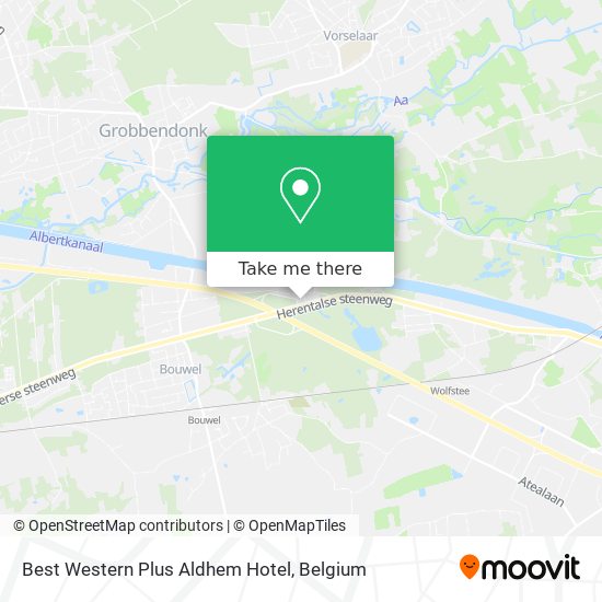 Best Western Plus Aldhem Hotel map