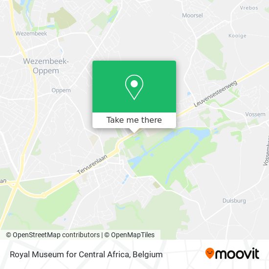 Royal Museum for Central Africa map