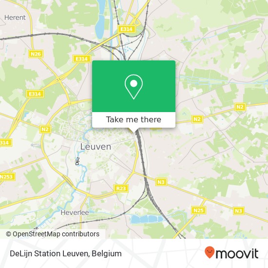 DeLijn Station Leuven plan