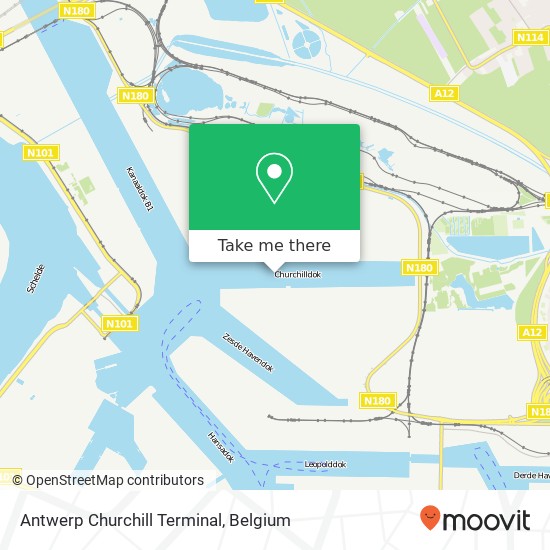 Antwerp Churchill Terminal plan