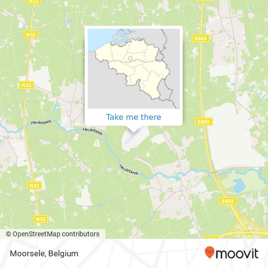 Moorsele map