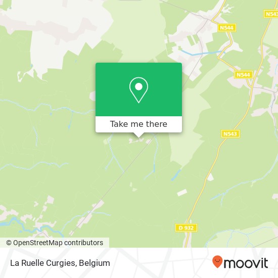 La Ruelle Curgies map