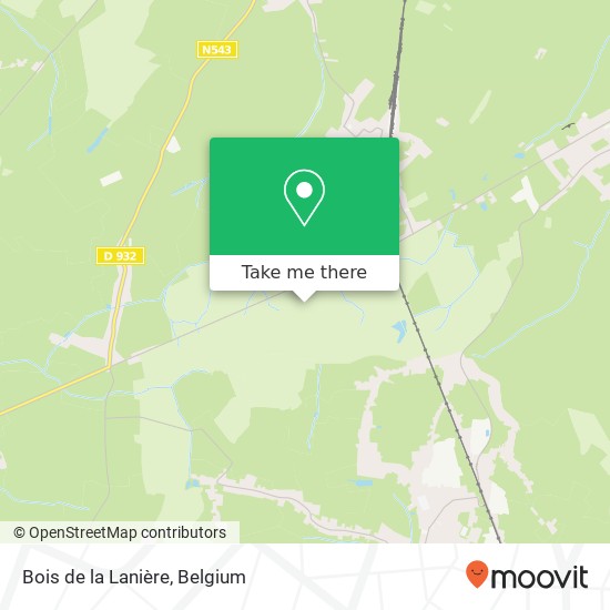 Bois de la Lanière map