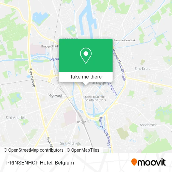 PRINSENHOF Hotel map