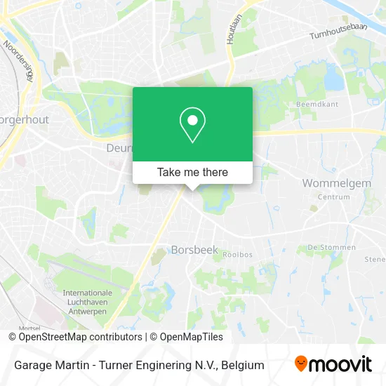 Garage Martin - Turner Enginering N.V. map