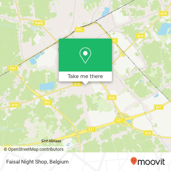 Faisal Night Shop map