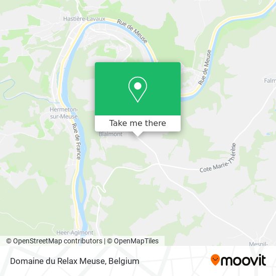 Domaine du Relax Meuse map