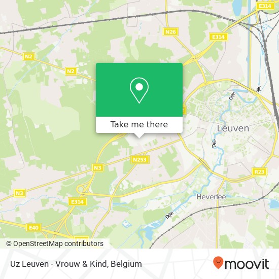 Uz Leuven - Vrouw & Kind map