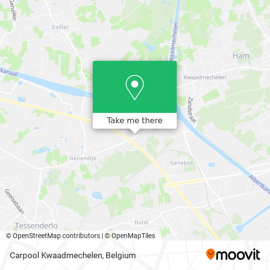 Carpool Kwaadmechelen map