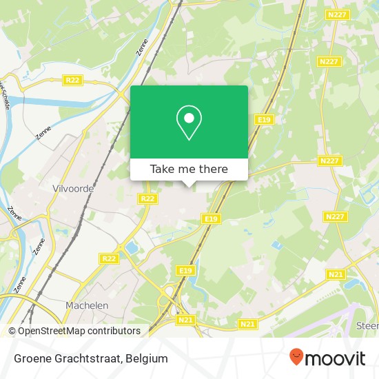 Groene Grachtstraat map