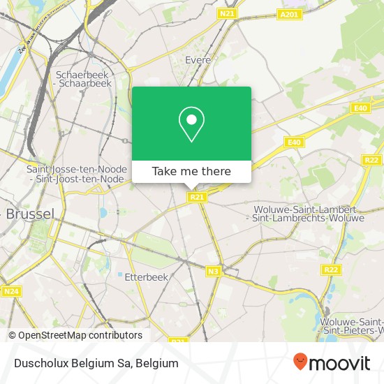 Duscholux Belgium Sa plan