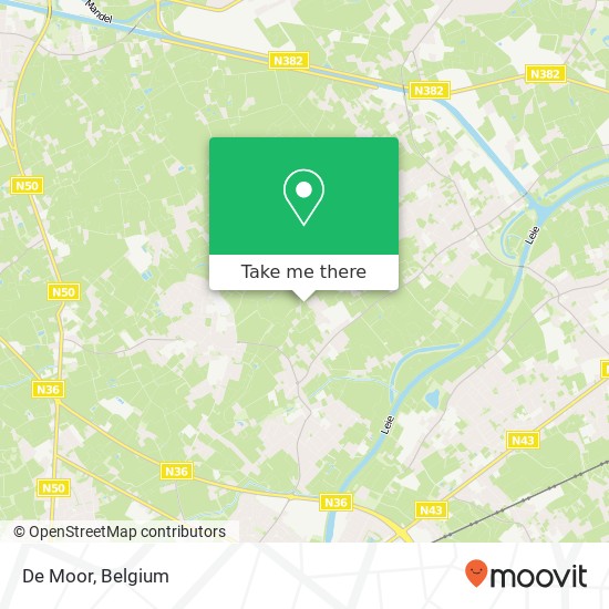 De Moor map