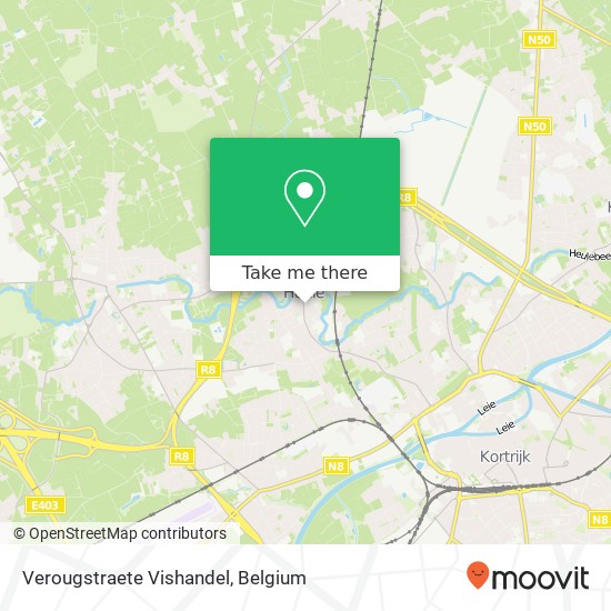 Verougstraete Vishandel map