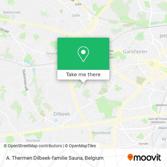 A. Thermen Dilbeek-familie Sauna plan