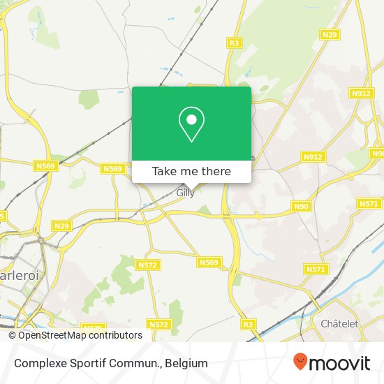 Complexe Sportif Commun. map