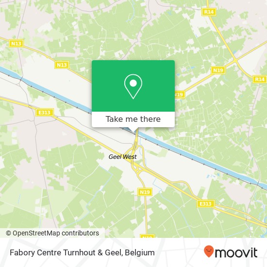 Fabory Centre Turnhout & Geel plan