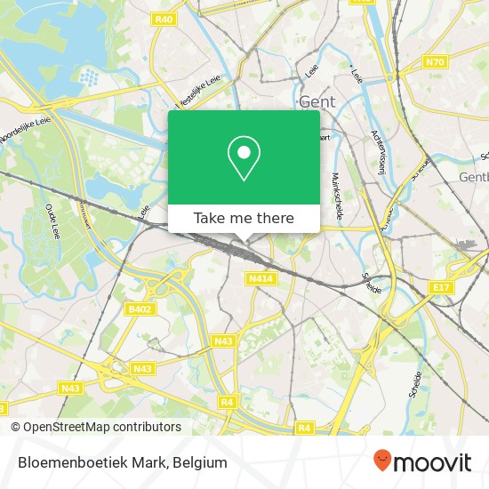 Bloemenboetiek Mark map