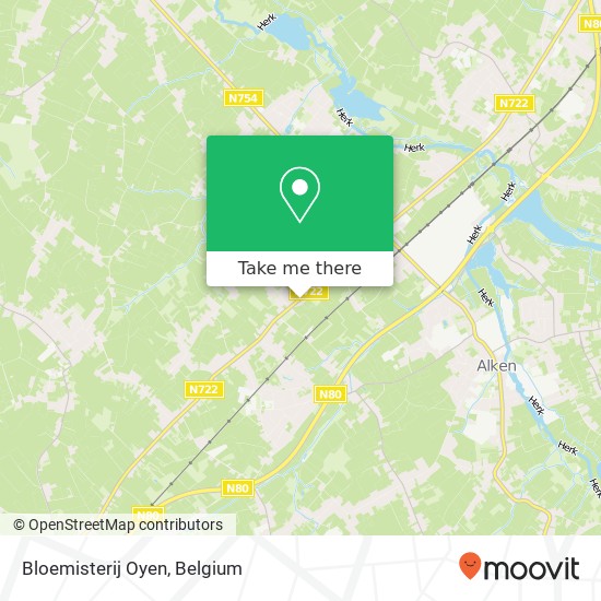 Bloemisterij Oyen map